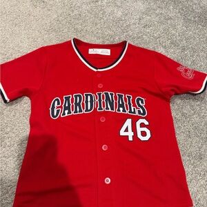 Cardinals Kids Red Baseball Jersey Shirt - 46